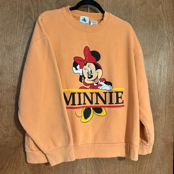 Vintage Disney Minnie Mouse Peach Sweatshirt - Picture 3 of 6